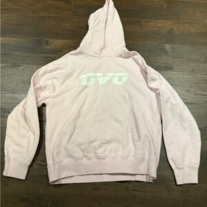 OVO Cozy Pink Sweater with Mint Logo